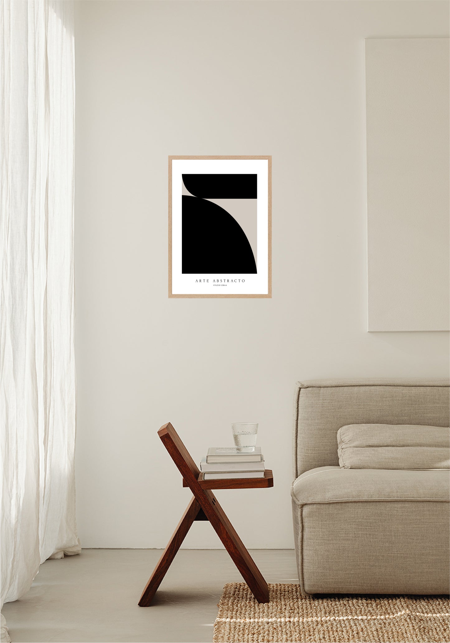 Abstracto - Negro Poster