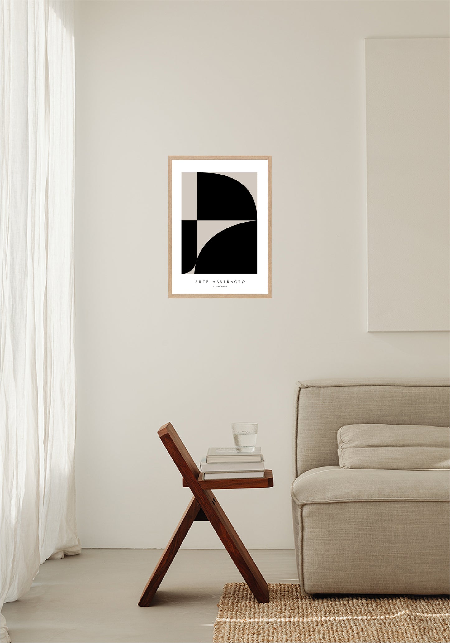 Arte Abstracto - Negro Poster