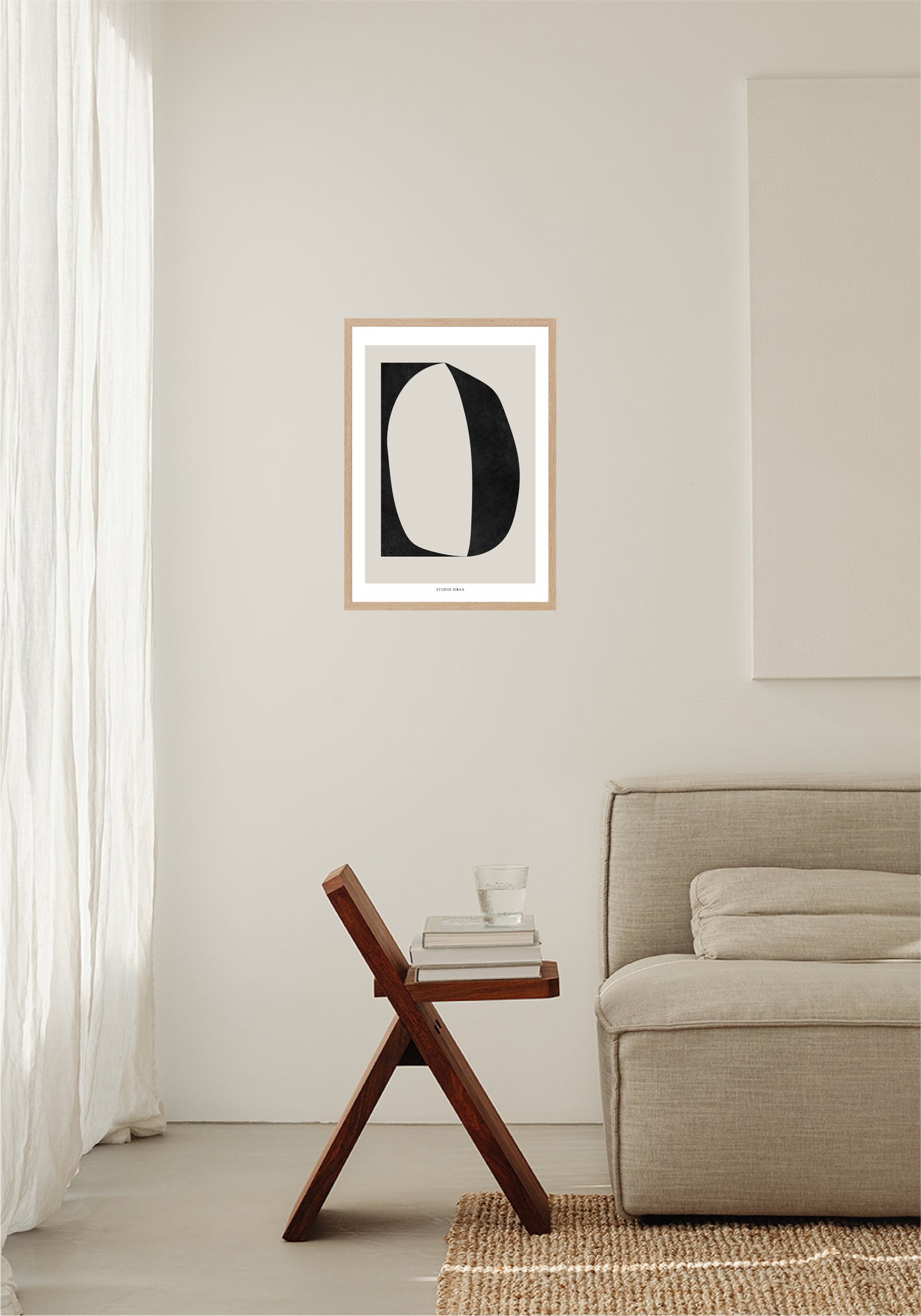 Circulo del sol - Taupe Poster