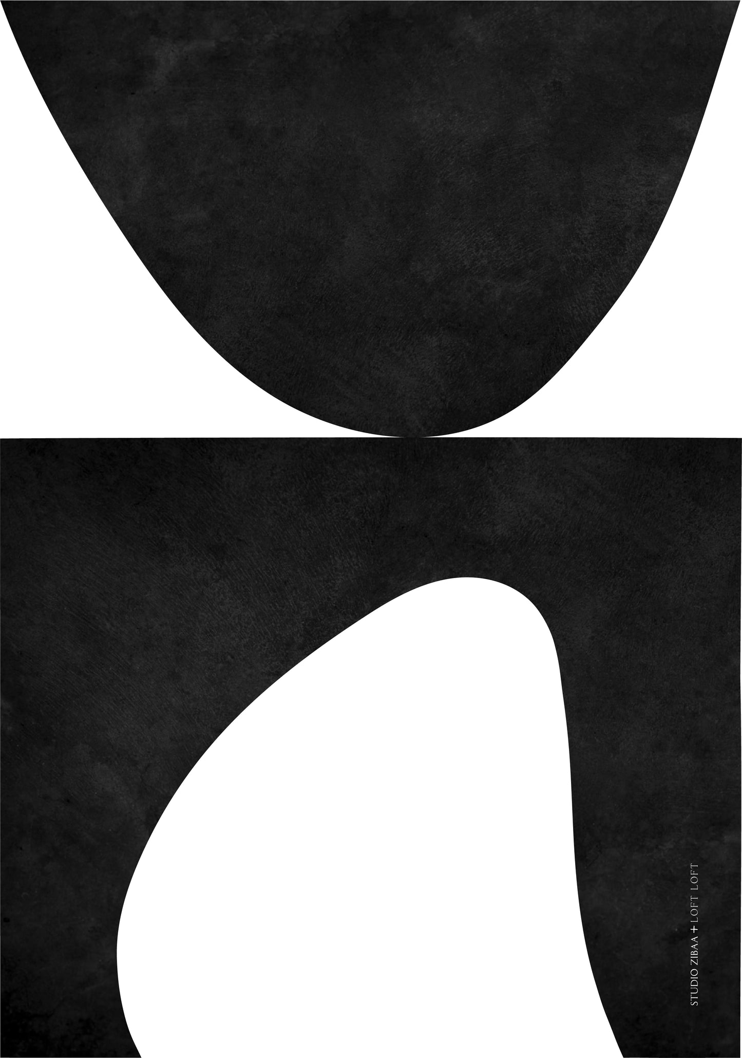 Organic - Black Poster | STUDIO ZIBAA X LOFT