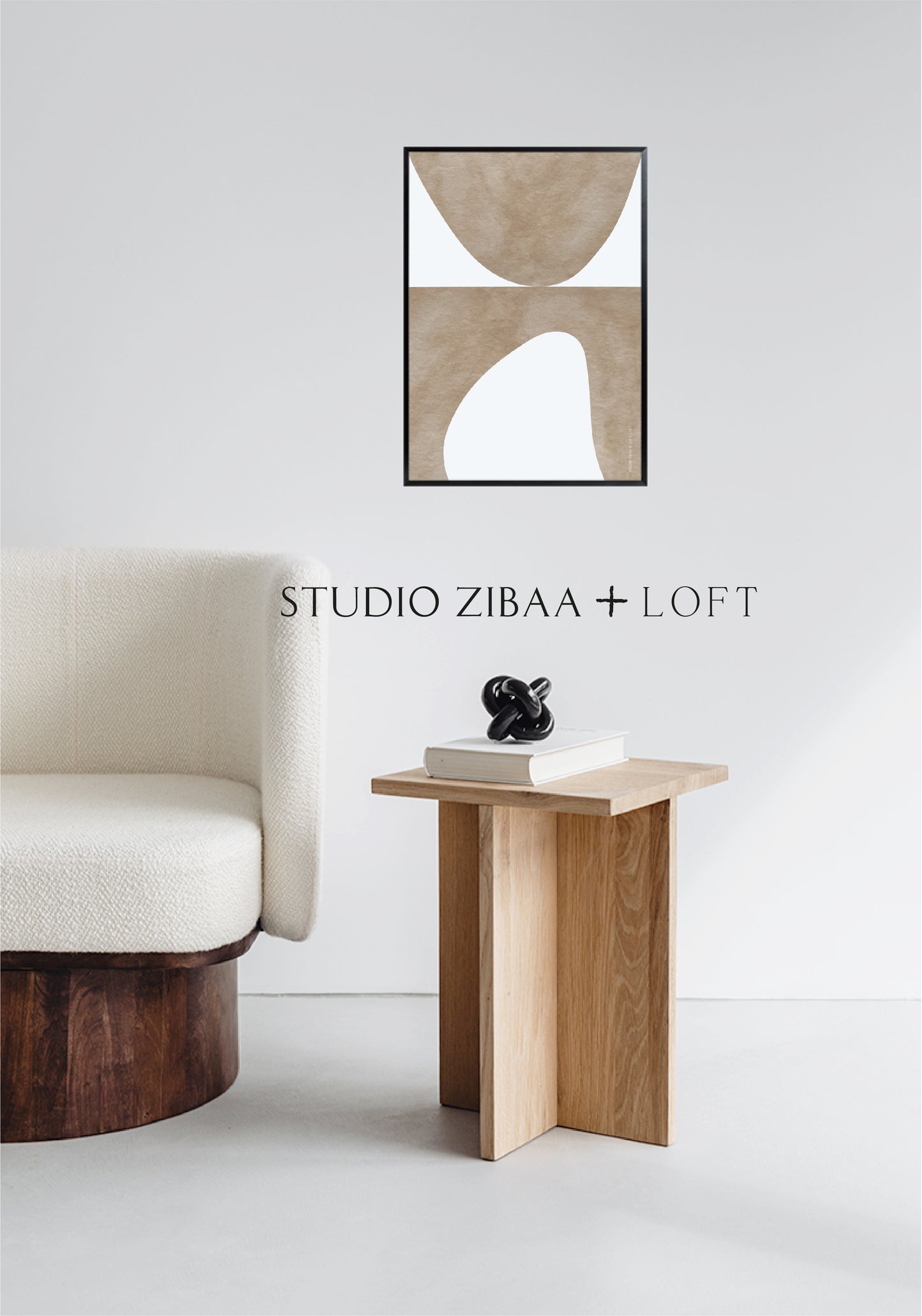 Organic - Naturel Poster | STUDIO ZIBAA X LOFT
