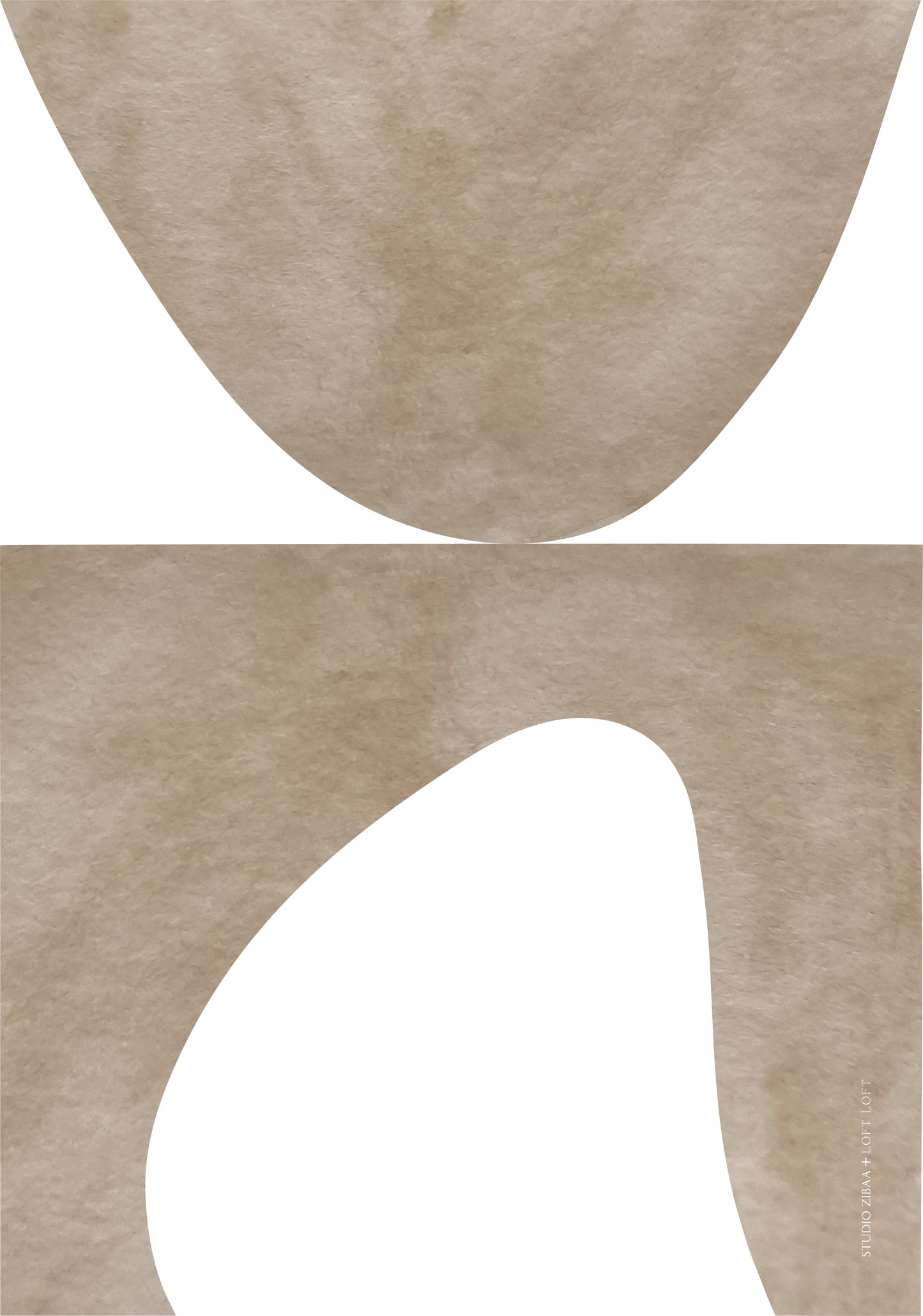 Organic - Naturel Poster | STUDIO ZIBAA X LOFT