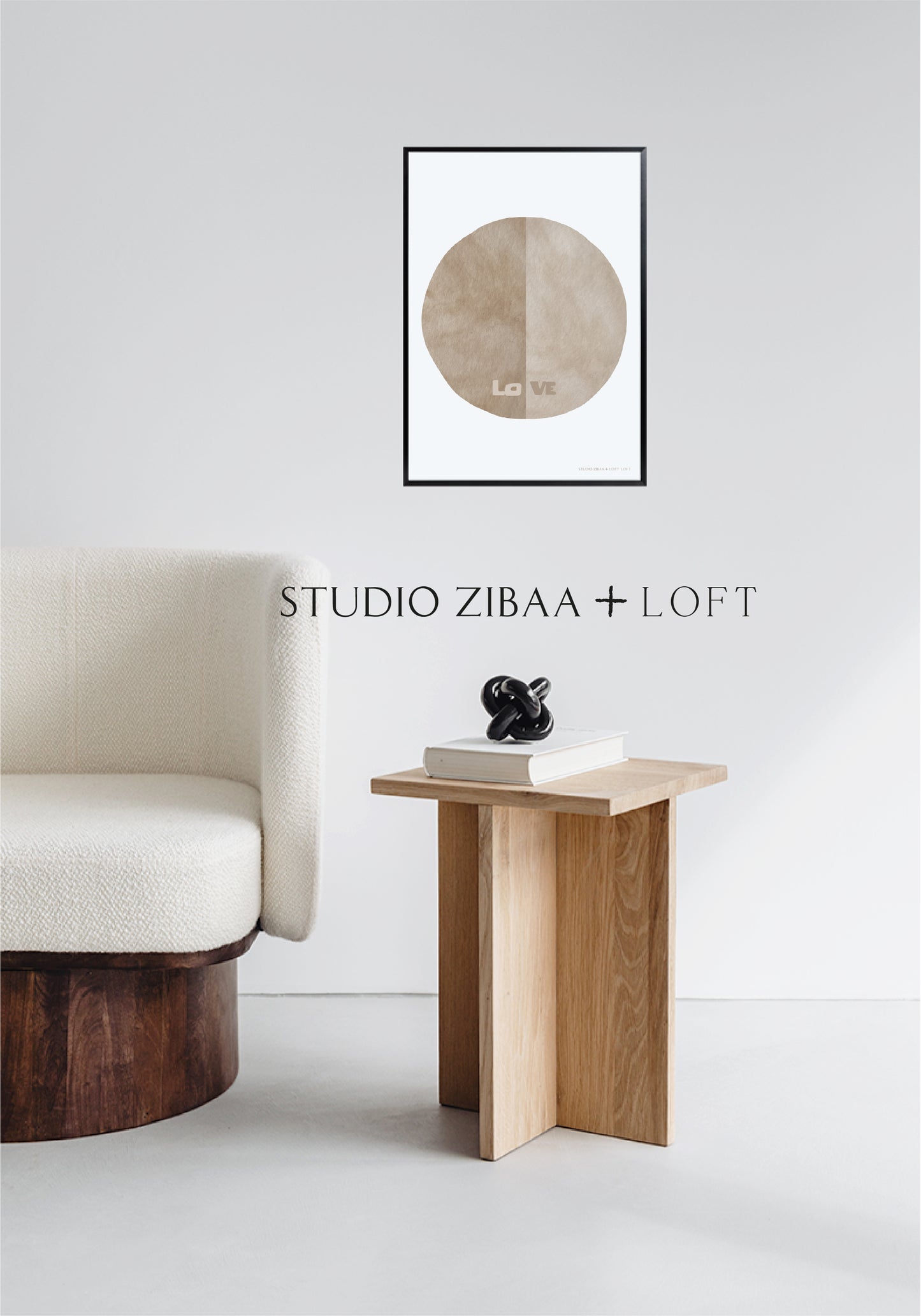 Sun Love - Naturel Poster | STUDIO ZIBAA X LOFT