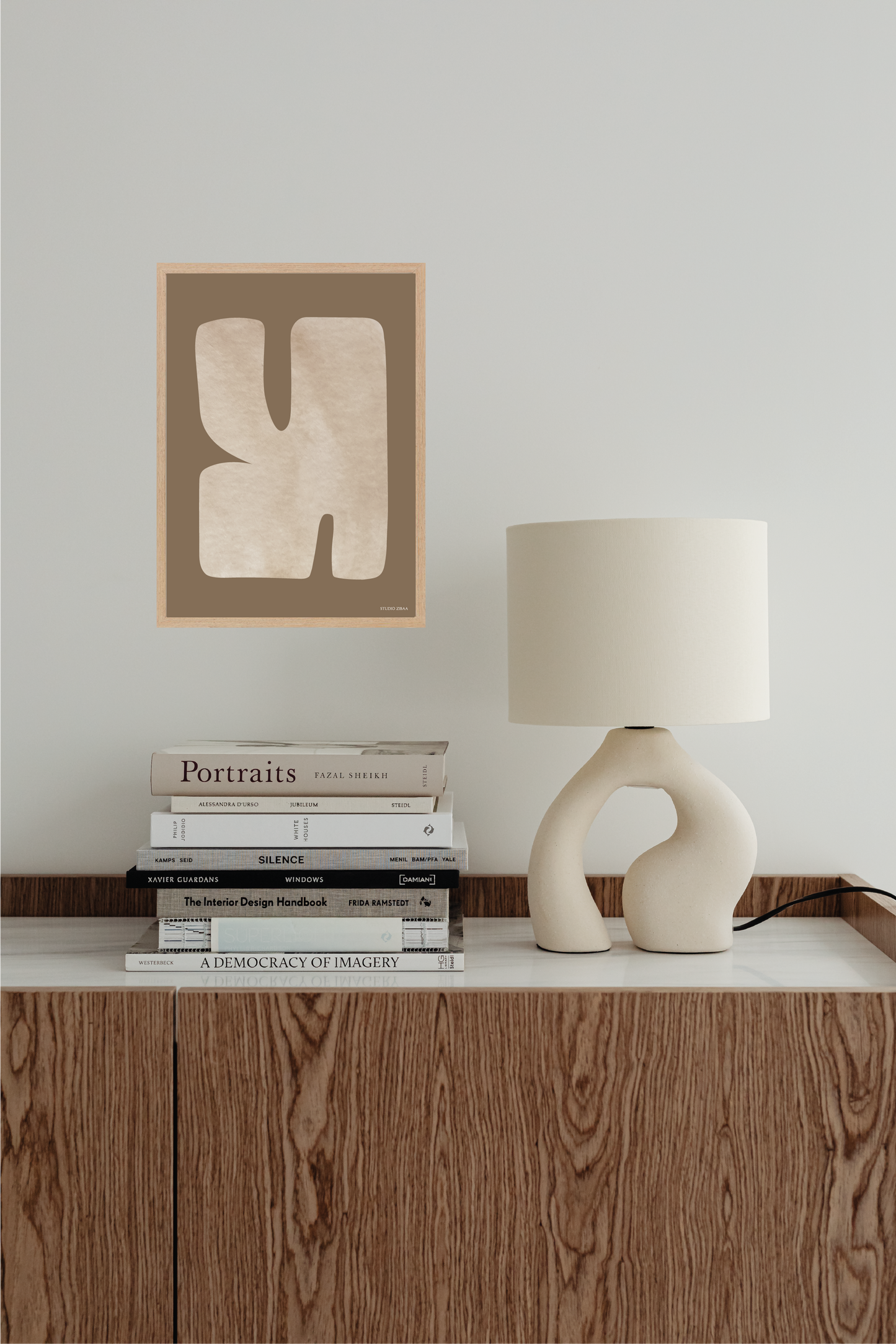 Formas Organicas - Brown Eco Fotolijst