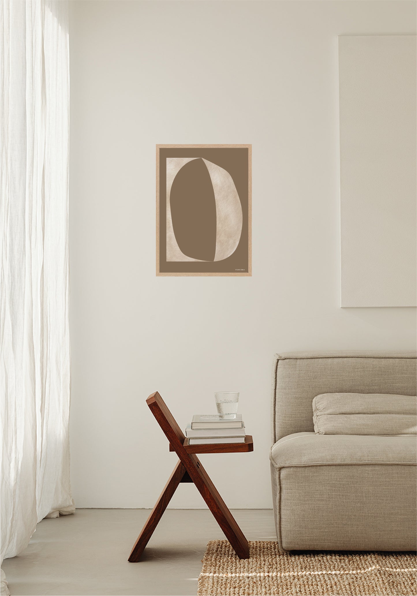 Circulo del sol - Brown Eco Poster