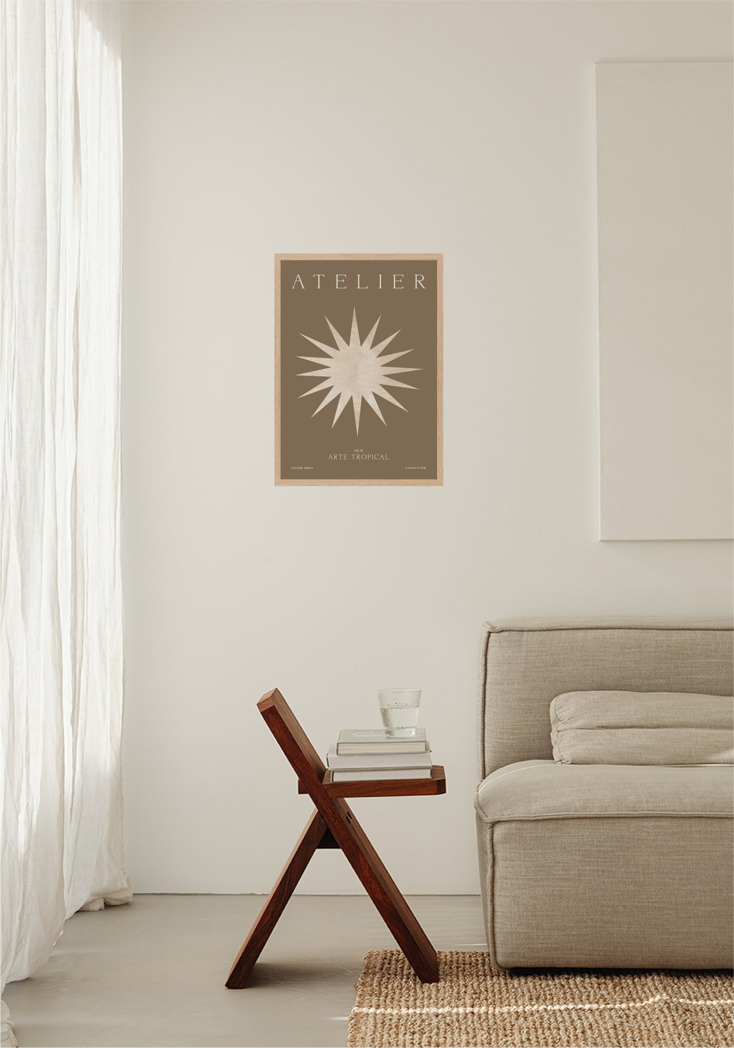 Arte Tropical - Brown Eco Poster