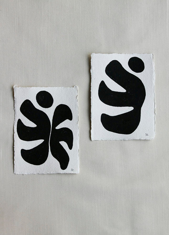 Dúo Tropical Nr.02 - A6 Art Paintings