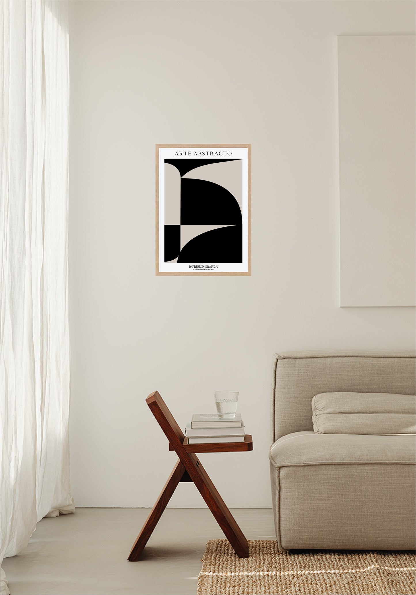 Arte Abstracto - Black Poster