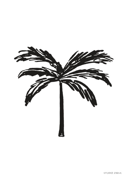 Palma - Negro Poster