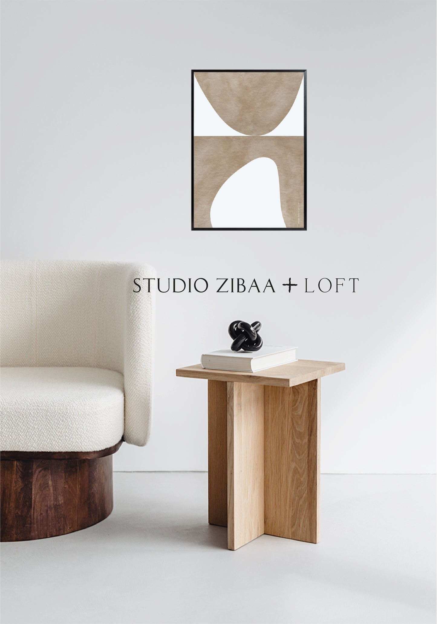 Organic - Naturel Poster |  STUDIO ZIBAA X LOFT