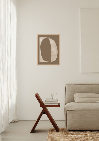 Circulo del sol - Brown Eco Poster